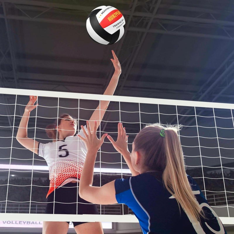 RUN2PEAK Heavy Weight Volleyball Setter Training Ball Official Size 5 Volleyballs PU Practice Volley Balls for Indoor Rebounder Equipment Setters Weighted Volleyball Setting Trainer - Image 5